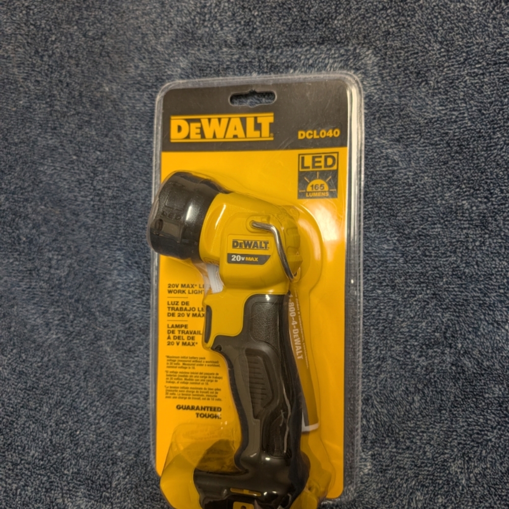 DEWALT LED Work Light - Yellow and Black